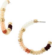 NORDSTROM RACK Beaded Hoop Earrings