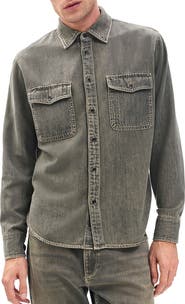 rag & bone Jack Engineered Denim Button-Up Shirt