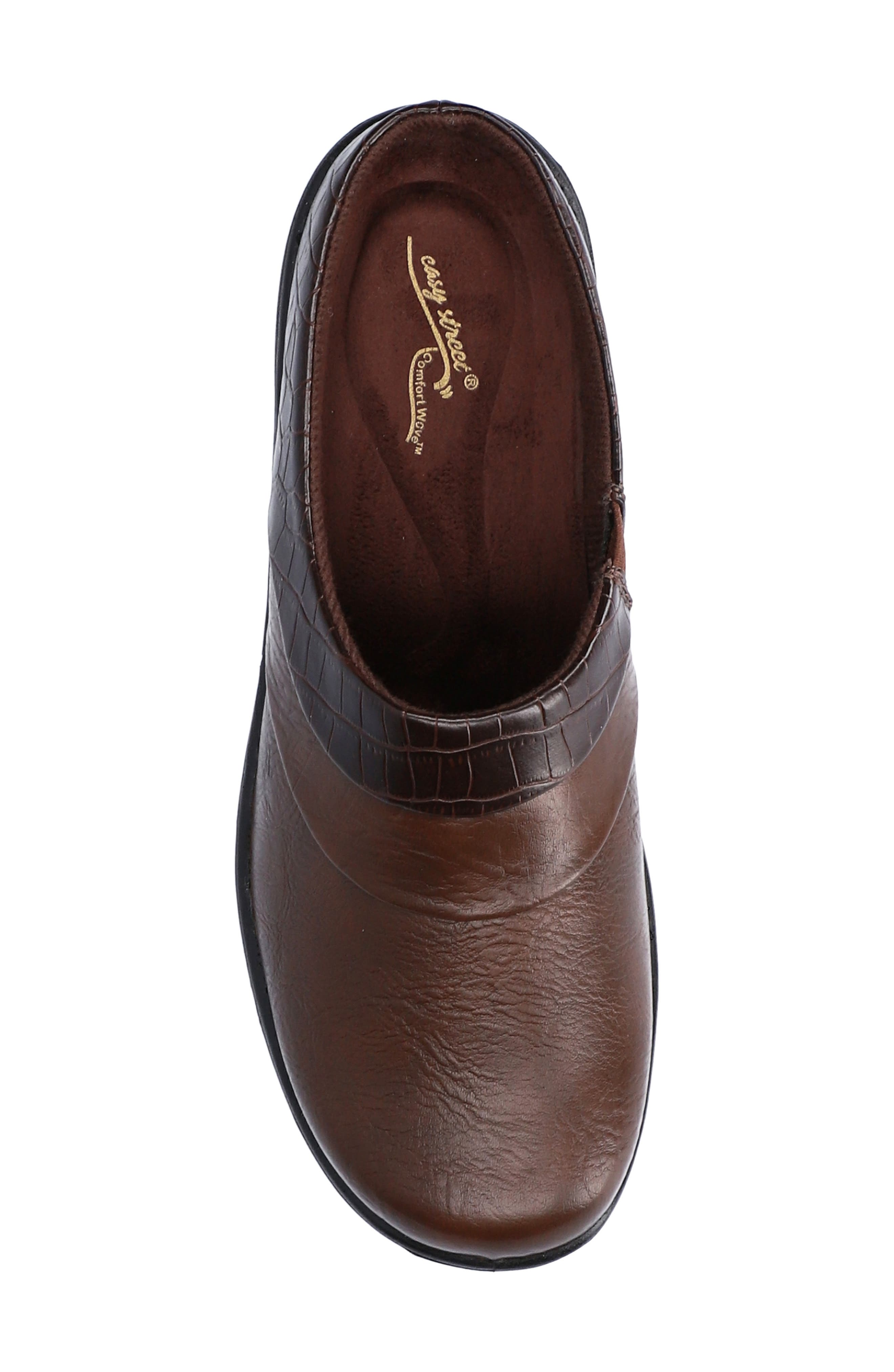 EASY STREET Swing Comfort Mule - Multiple Widths Available, Alternate, color, Tan/Brown Croco