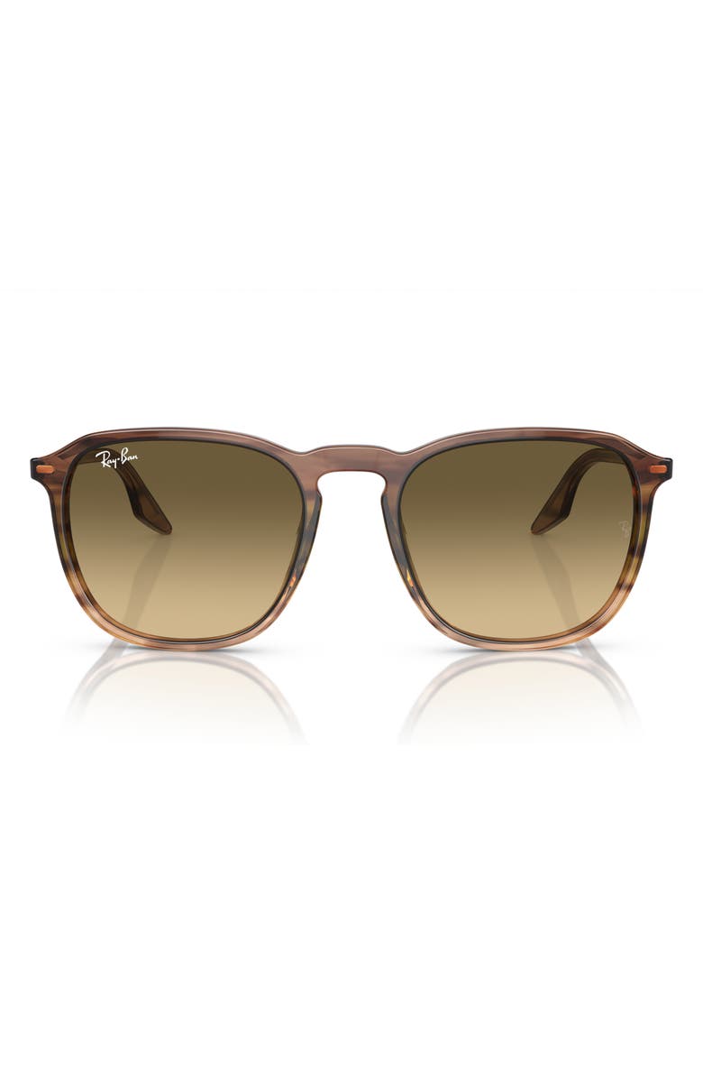Ray-Ban 52mm Square Sunglasses, Main, color, Brown