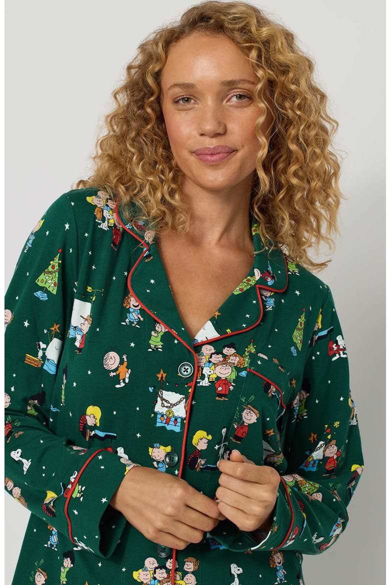 Long Sleeve Pajamas, Alternate, color, GOOD GRIEF ITS CHRISTMAS