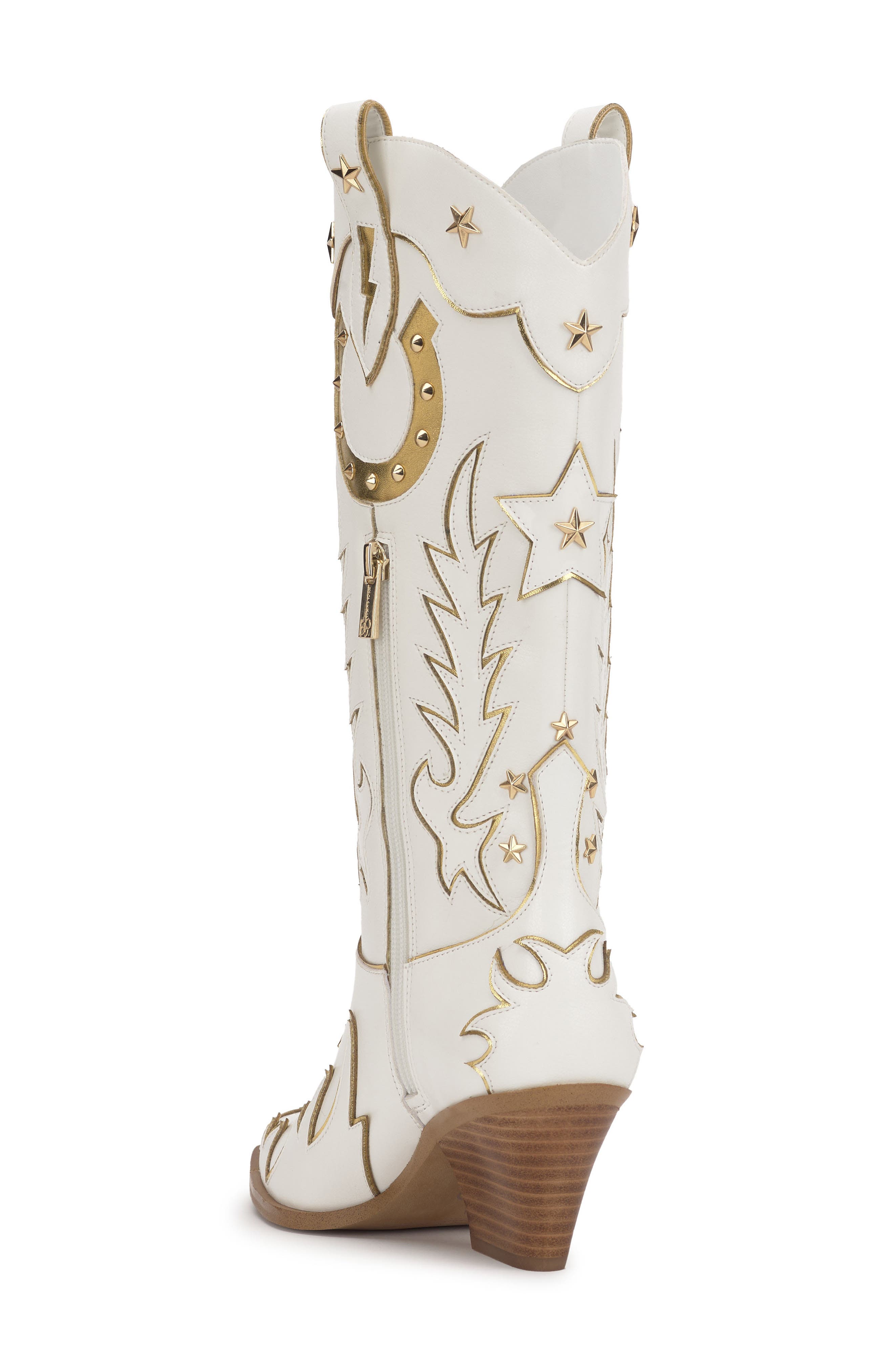 Jessica Simpson Zembitti Western Boot, Alternate, color, Bright White Gtluxp