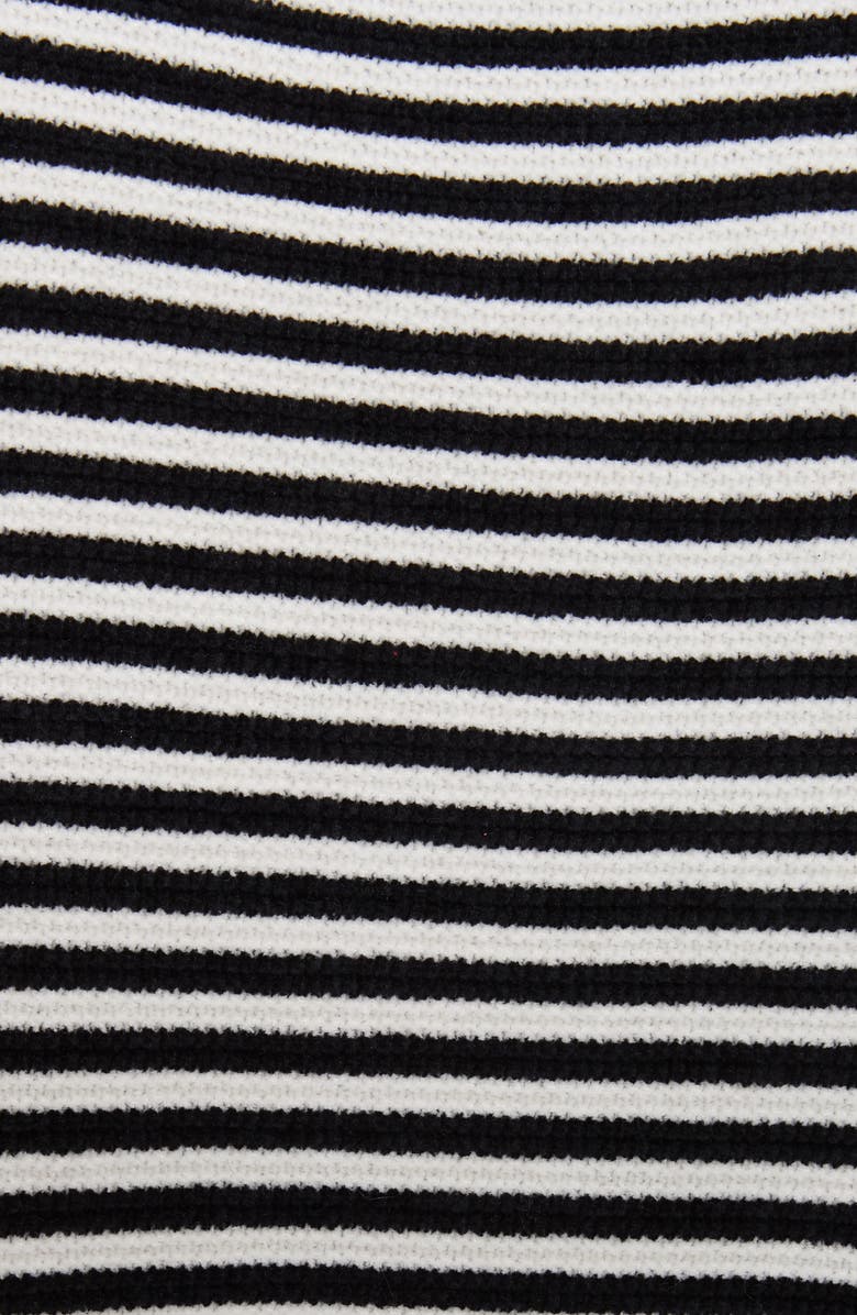 Eileen Fisher Stripe Organic Cotton Chenille Sweater, Alternate, color, 