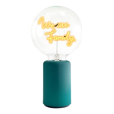 We Are Family Portable Table Lamp
