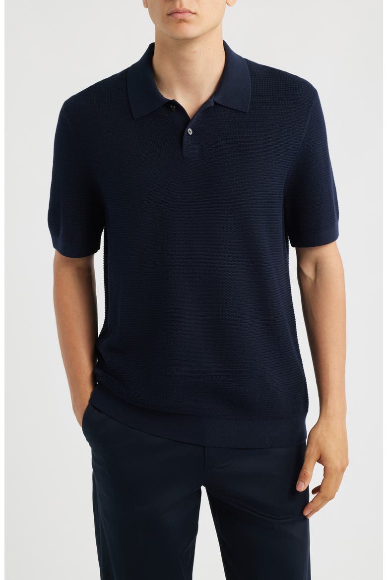 Soris Knit Polo, Main, color, BALTIC