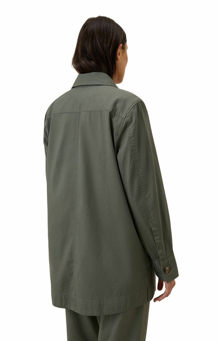 Pact Organic Cotton Daily Twill Oversized Lightweight Jacket, Alternate, color, 