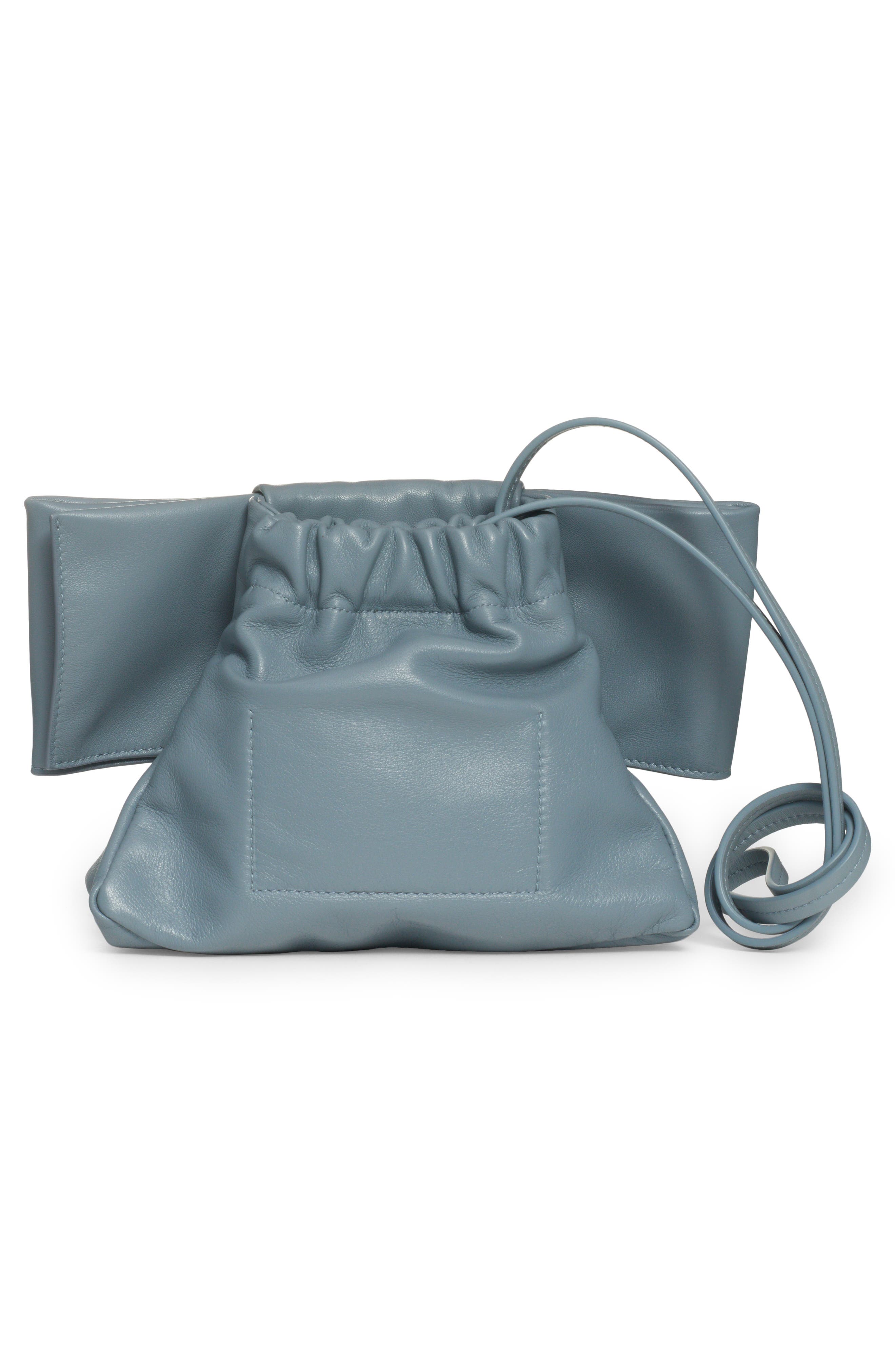 Jil Sander Small Bow Crossbody Bag, Alternate, color, 