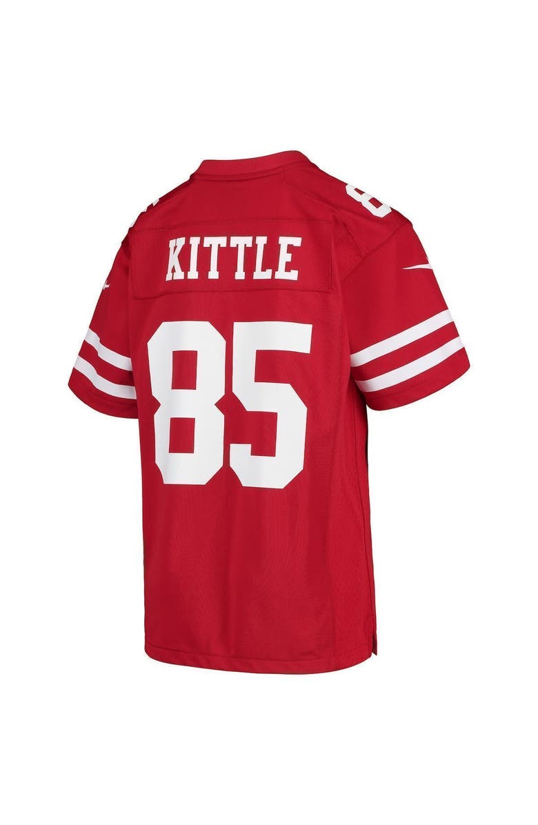 Nike George Kittle San Francisco 49ers Nike Youth Player Game Jersey - Scarlet, Alternate, color,