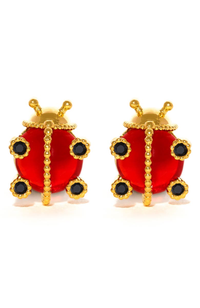 Girls Crew Spot Me If You Can Stud Earrings, Main, color, Gold