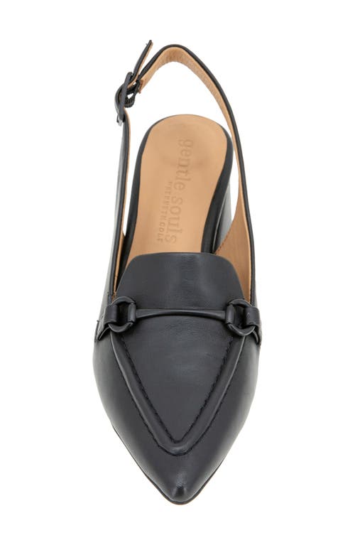Gentle Souls Dawson Slingback Pump In Black