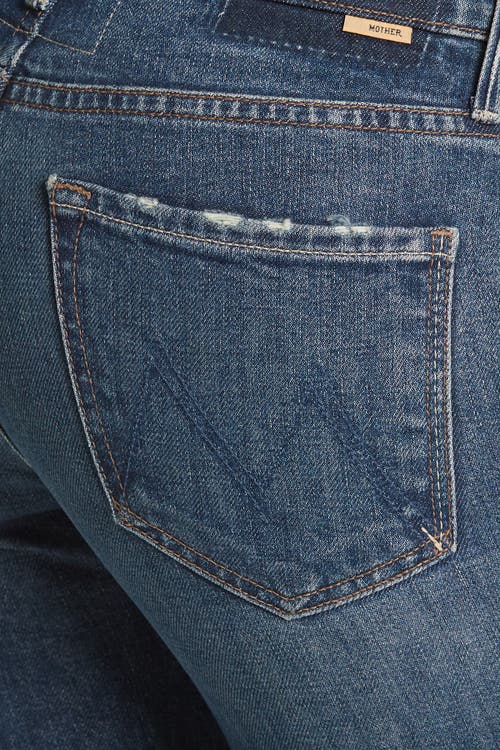 Mother The Insider Flood High-rise Metal Magic Bootcut Jean In Blue