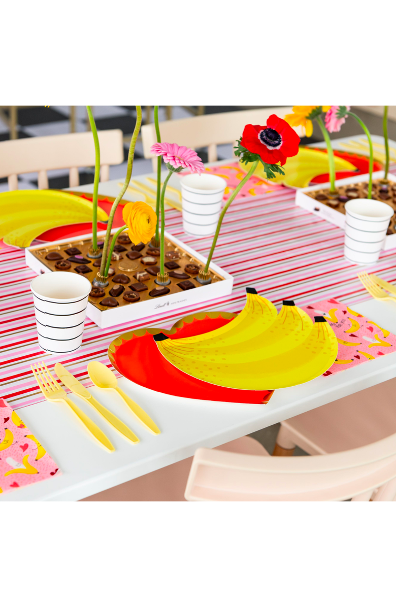 Daydream Society Bananas For You Banana Large Plates, Alternate, color, Assorted Pre-Pack