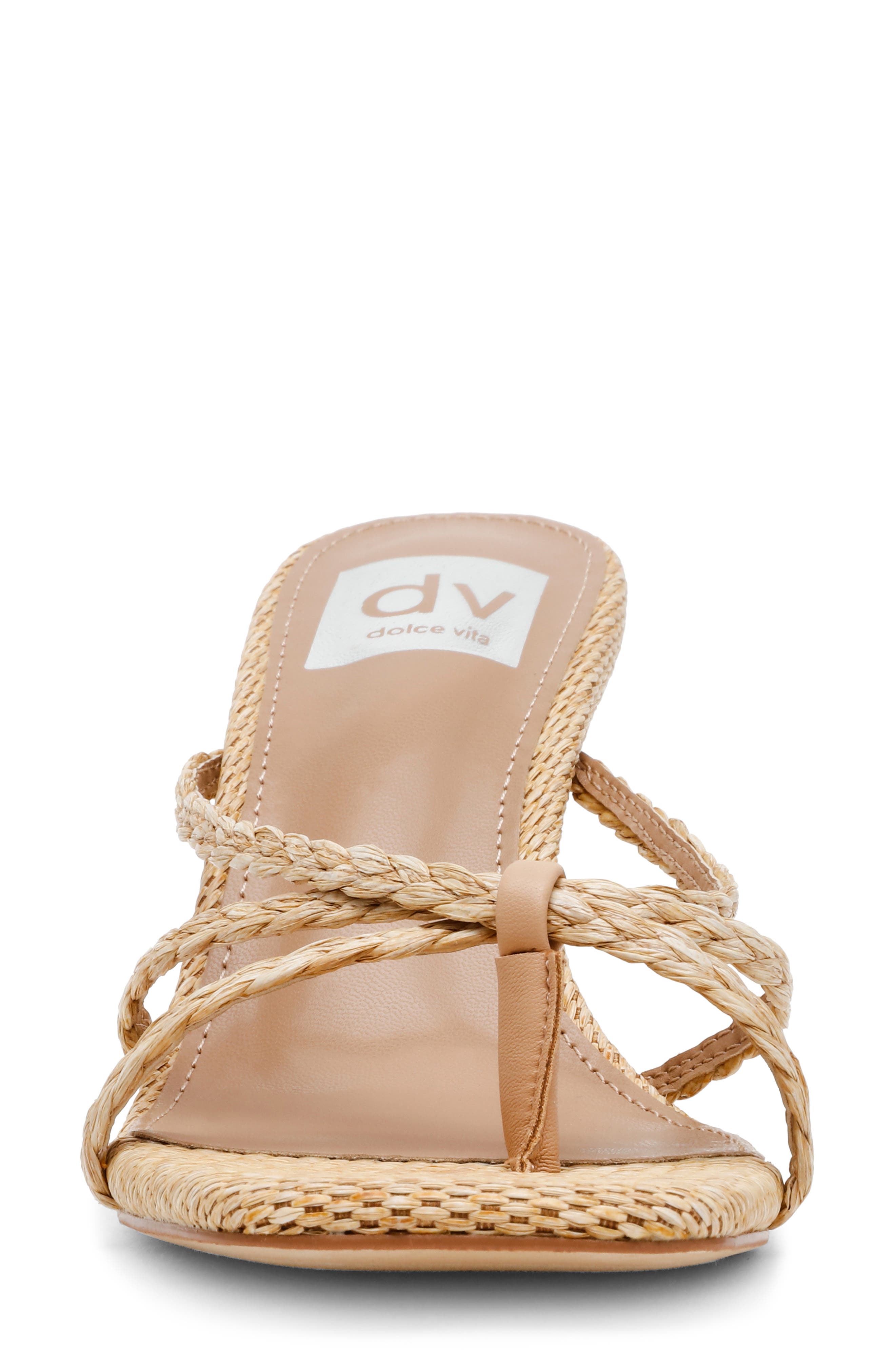DV by Dolce Vita Zini Thong Heel, Alternate, color, Raffia