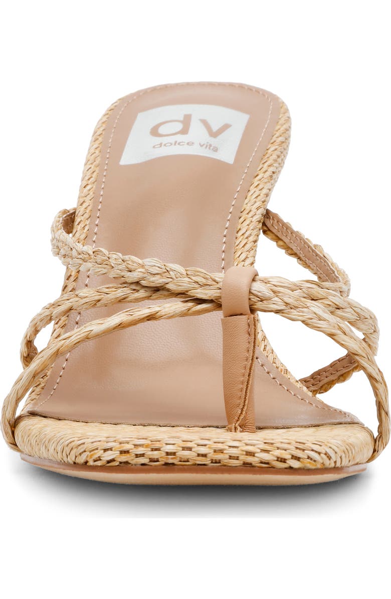 DV by Dolce Vita Zini Thong Heel, Alternate, color, Raffia