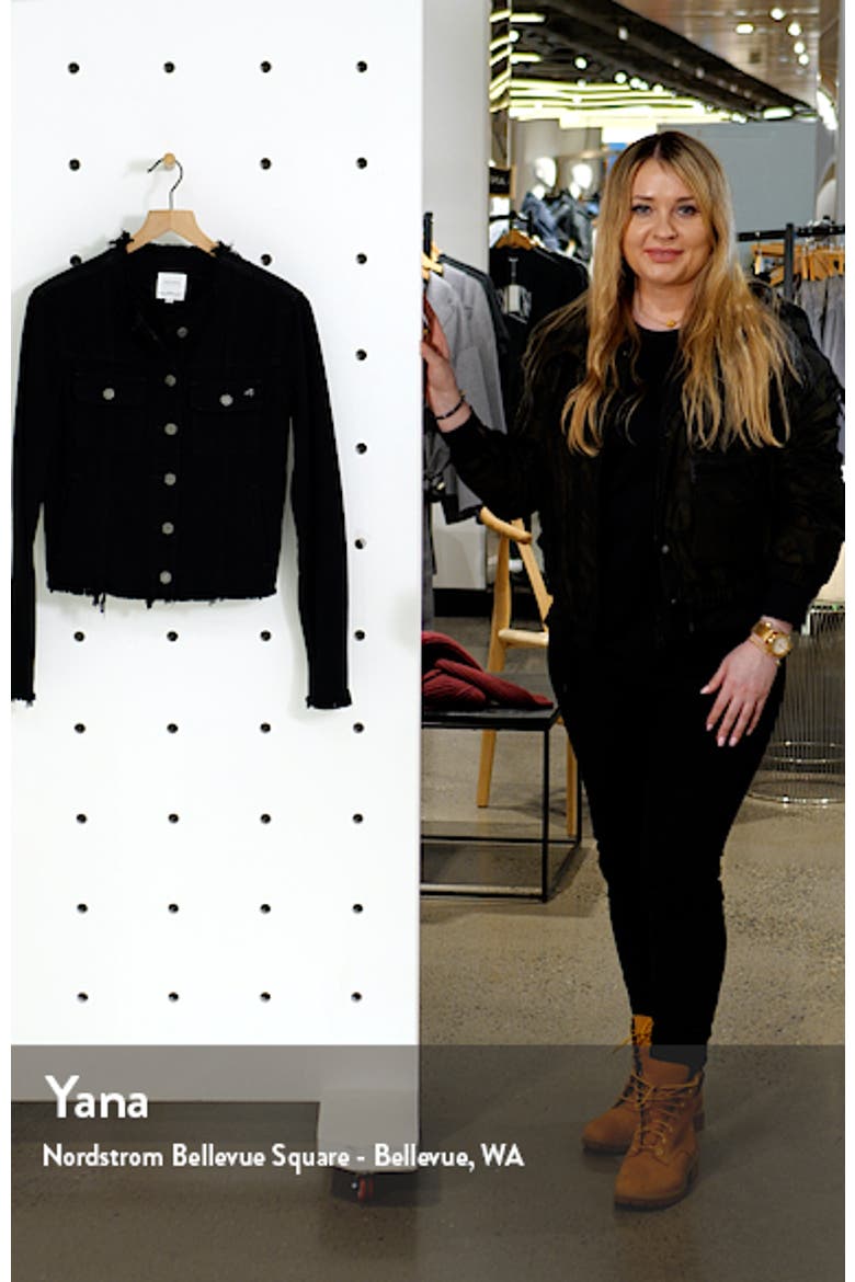 Fray Edges Denim Jacket video