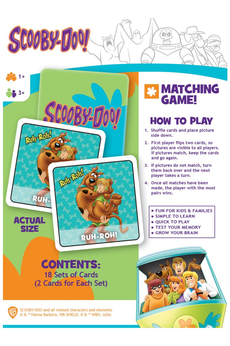 Scooby-Doo! Matching Game, Alternate, color, Multicolor