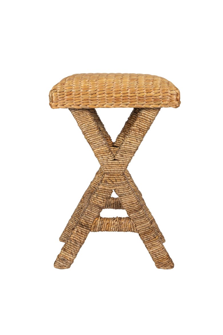 Woven Vanity Stool, Alternate, color, Natural