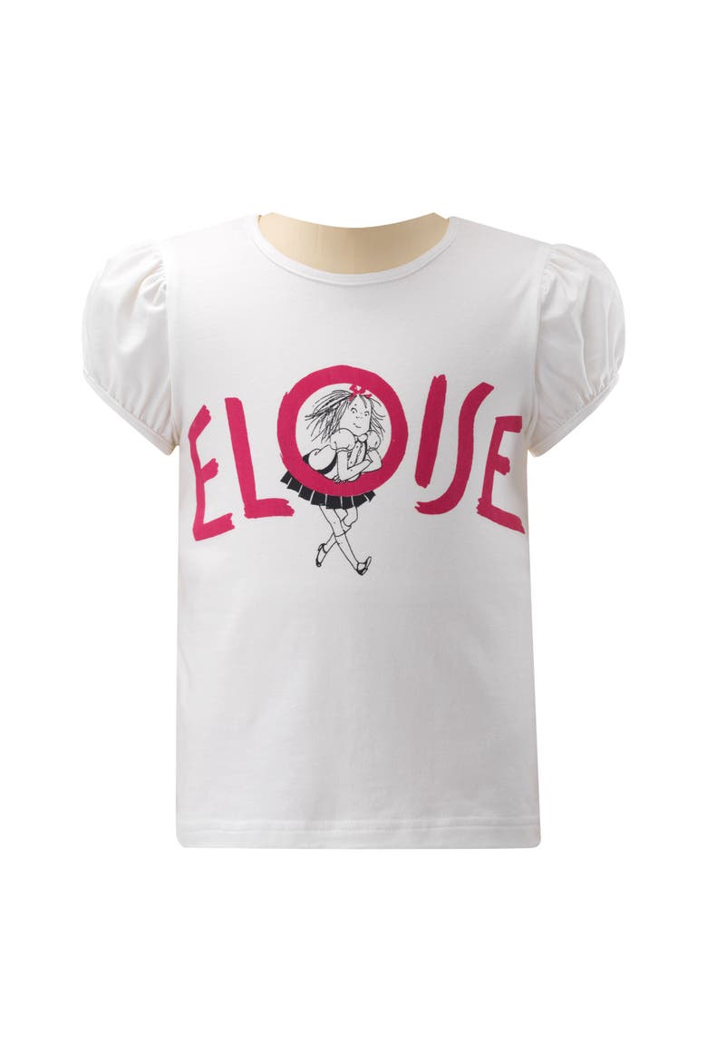 Eloise Logo T-shirt, Main, color, White