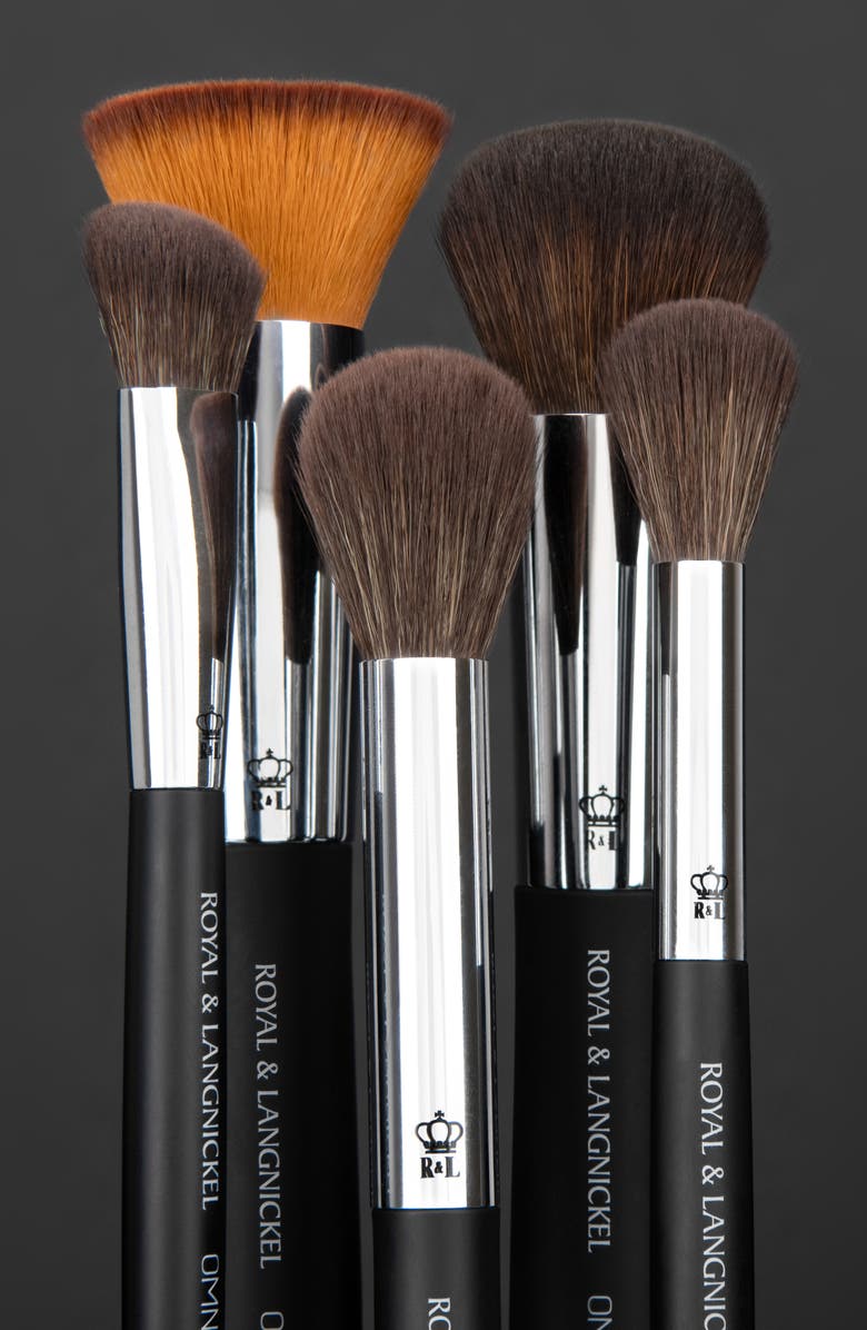 OMNIA Brush Complexion 5pc Makeup Brush Set, Alternate, color, Black