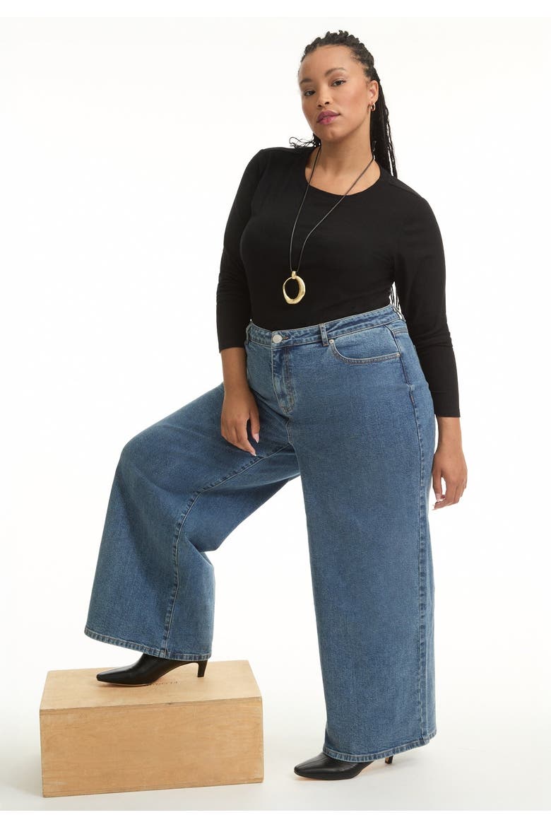 Curvie-Fit High-Rise Jeans, Alternate, color, VINTAGE MEDIUM WASH