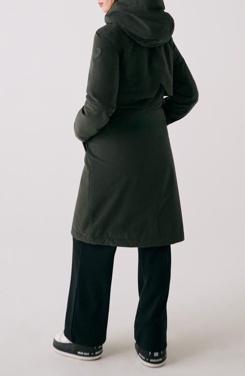 Lole Bristol Water Repellent Insulated Coat In Green