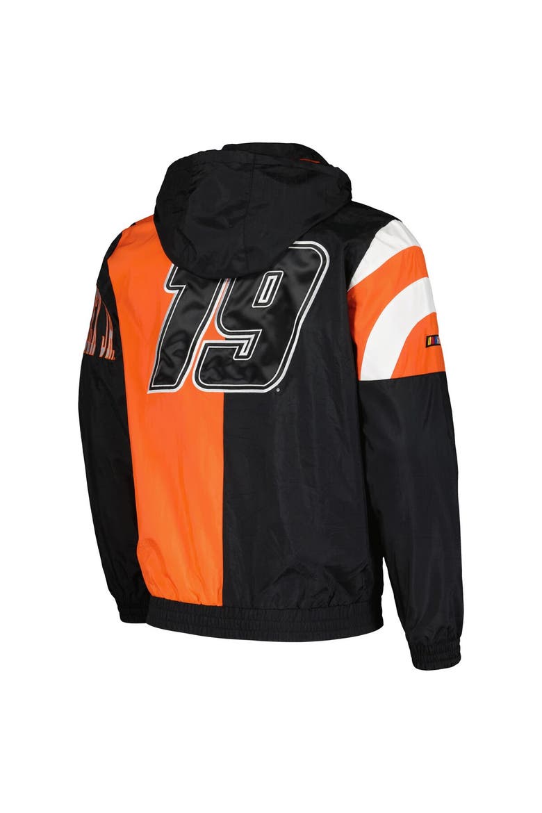 Men's Starter Black Martin Truex Jr Red Zone Full-Zip Jacket, Alternate, color, Black