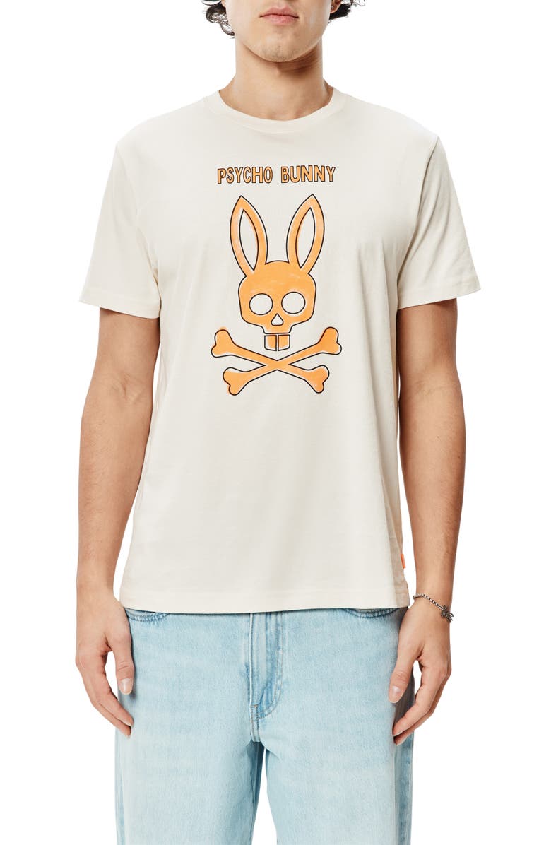 Psycho Bunny Adler Graphic T-Shirt, Main, color, Pristine