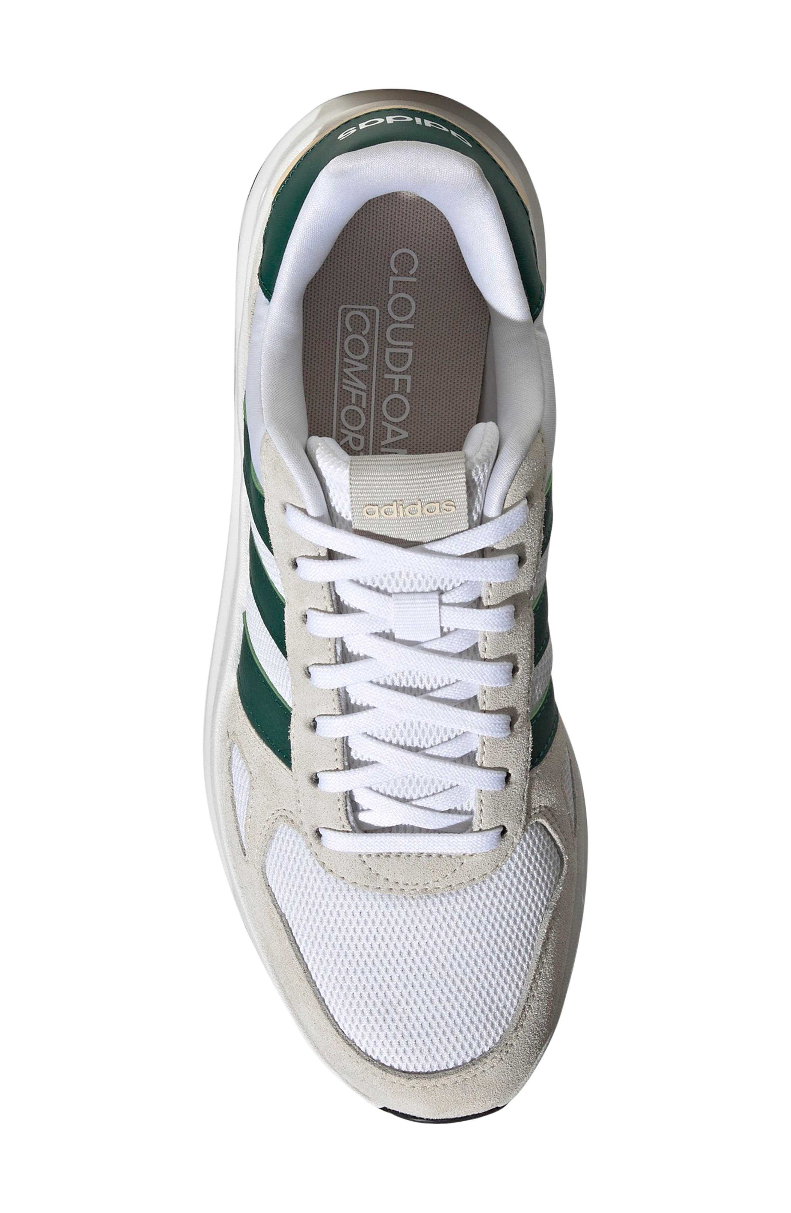 Run 84 Sneaker, Alternate, color, WHITE/ GREEN/ ALUMINA