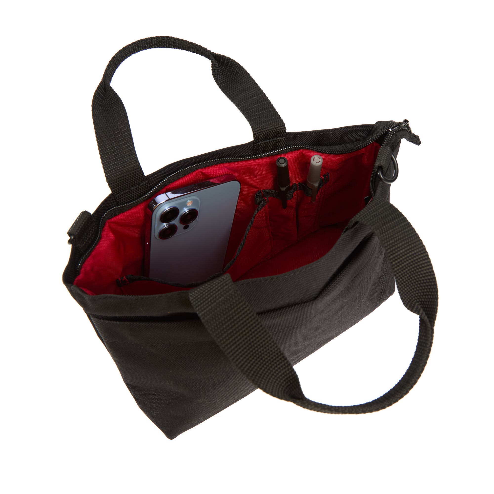 Manhattan Portage Remsen Street Tote Bag Ver 2, Alternate, color, Black