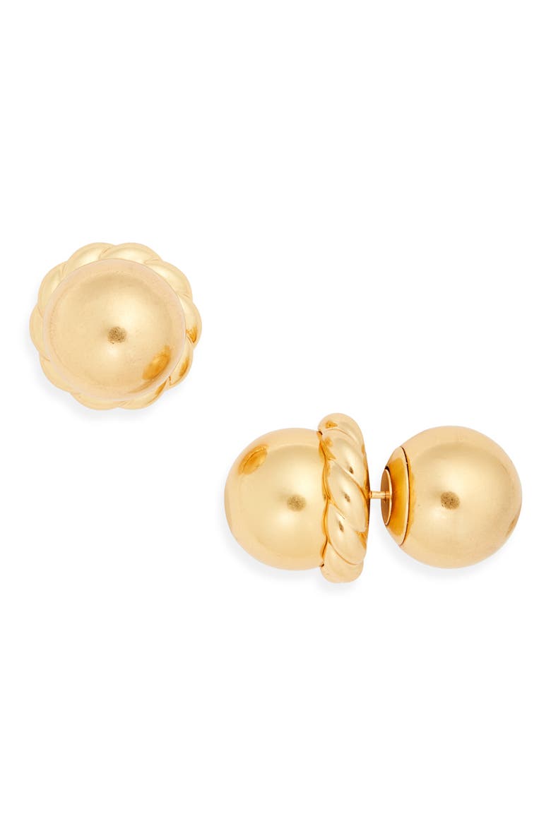 Idle Stud Earrings, Main, color, GOLD