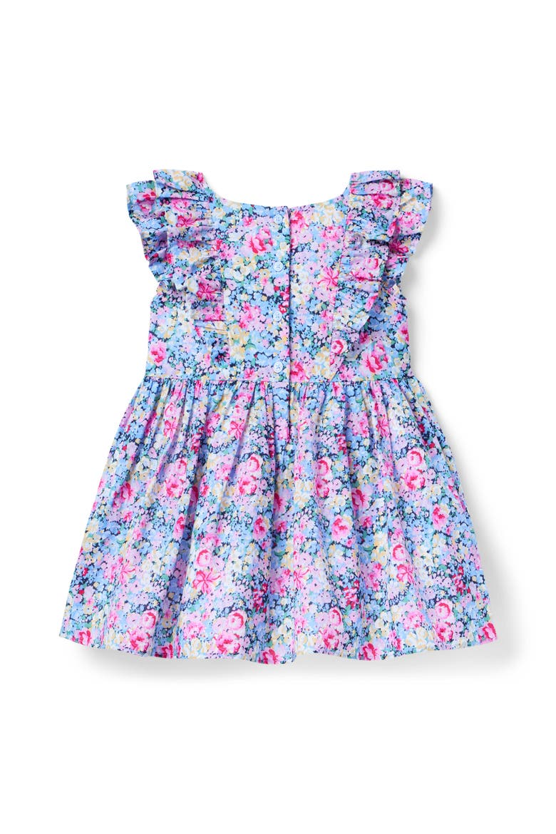 Floral Ruffle Dress, Alternate, color, Pink