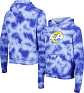 New Era Men's New Era Royal Los Angeles Rams Team Tie-Dye Pullover Hoodie