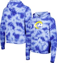 New Era Men's New Era Royal Los Angeles Rams Team Tie-Dye Pullover Hoodie