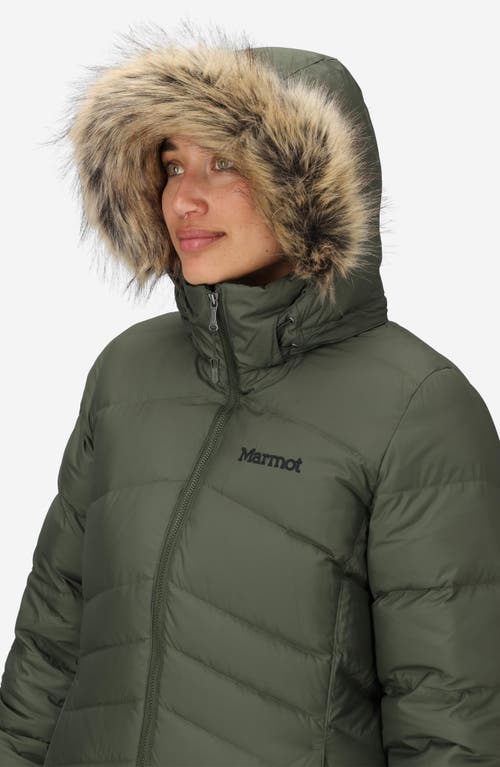 Marmot Montreal 700 Fill Power Down Parka In Green