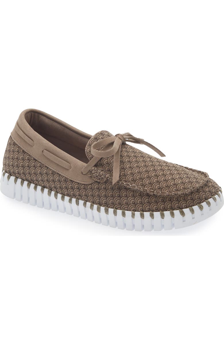 Ilse Jacobsen Tulip Print Sailor Shoe, Main, color, Falcon