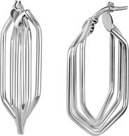 Bony Levy 14K Gold Cage Hoop Earrings