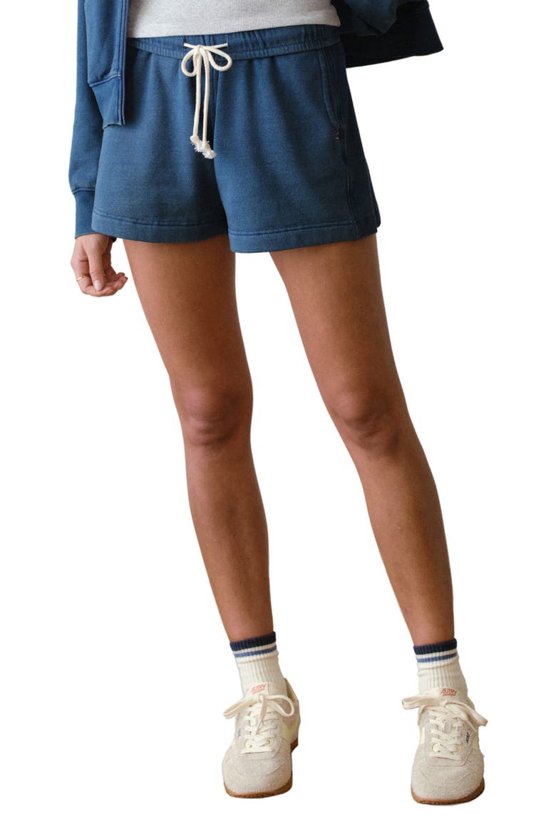 Cloud 9 Fleece Drawstring Shorts, Main, color, INDIGO