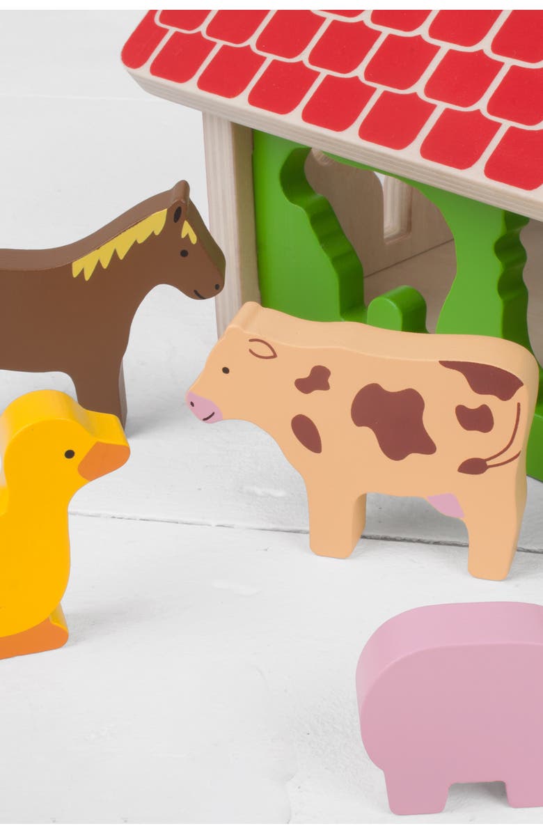 Bigjigs Baby Farmhouse Sorter, Alternate, color, 