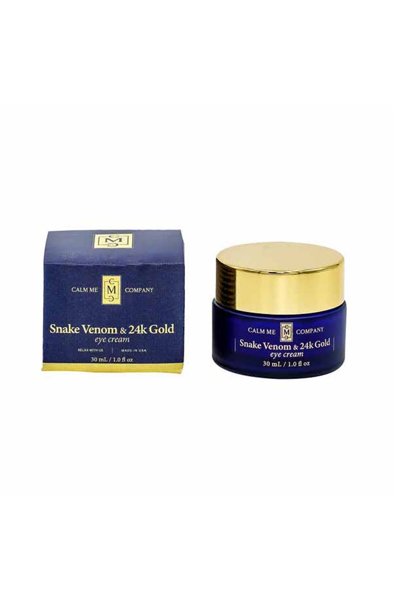 Calm Me 24k Gold + Snake Venom Eye Cream 1oz, Alternate, color, 