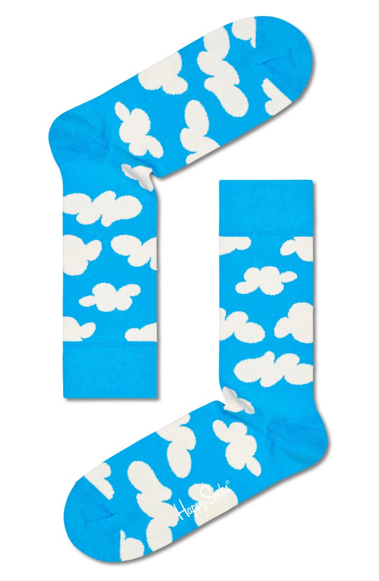 Happy Socks Cloudy Socks, Main, color, 