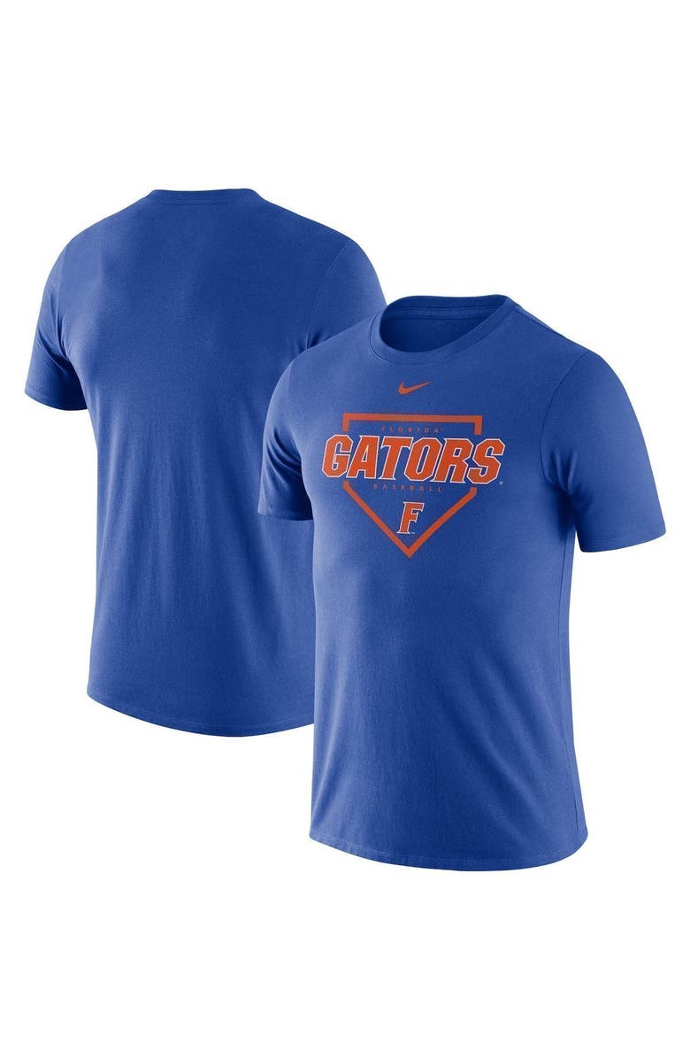 Nike Men's Nike Royal Florida Gators Baseball Plate Performance T-Shirt, Main, color, 