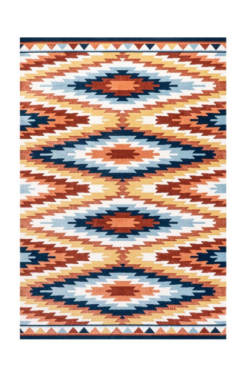 Konya Diamond Kilim Geometric Area Rug