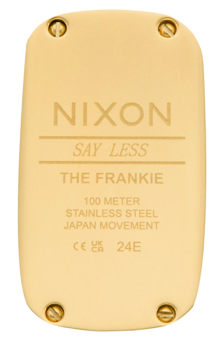 Nixon Frankie Bracelet Watch, 24mm, Alternate, color, Starburst / Gold / Silver