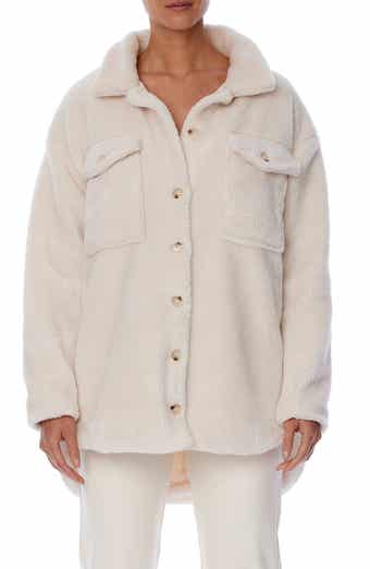 Beatrice Faux Shearling Shirt Jacket