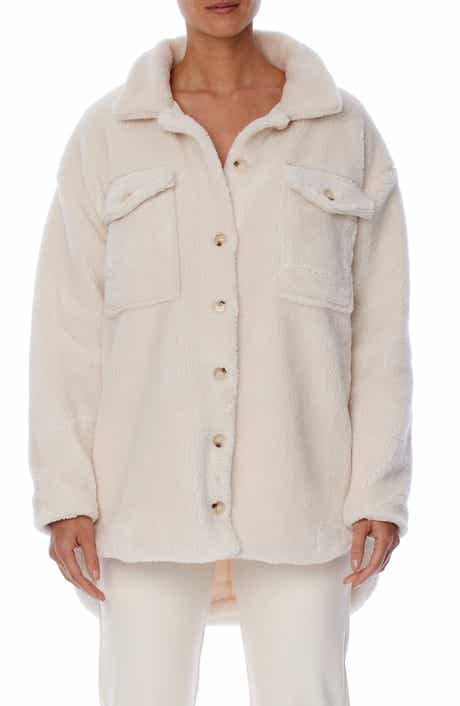 Beatrice Faux Shearling Shirt Jacket