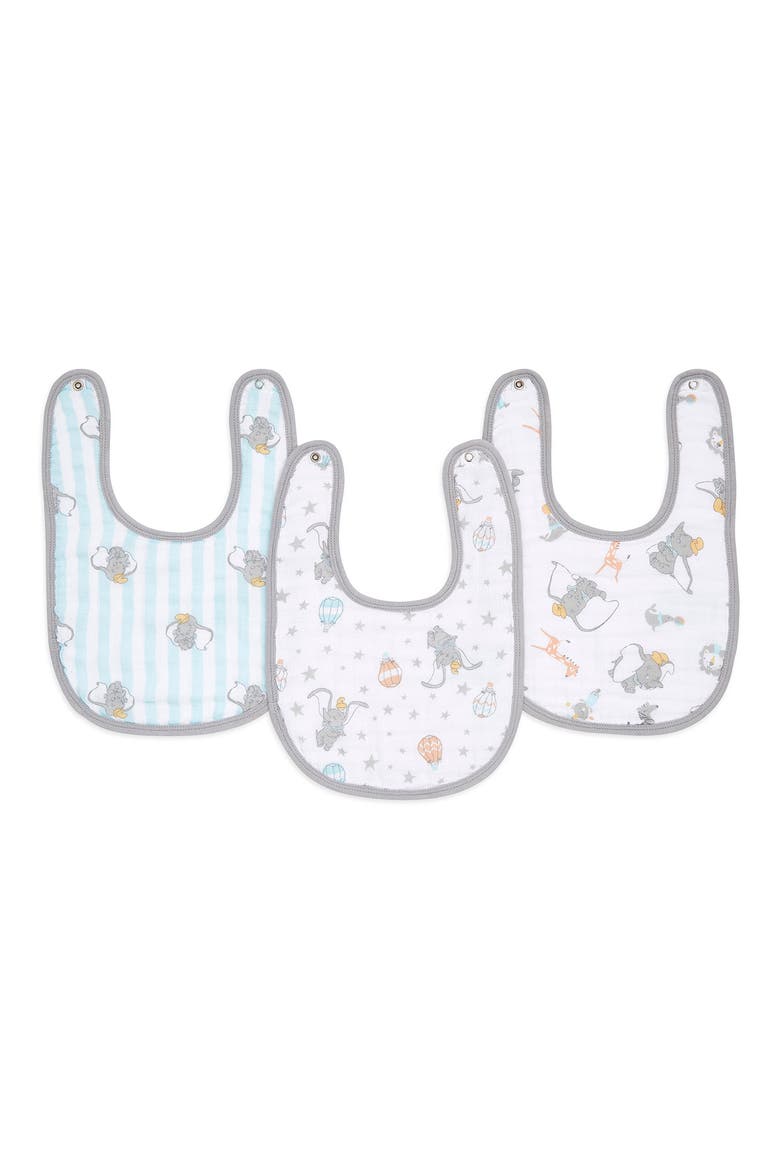 Disney Dumbo Snap Bibs - Pack of 3, Alternate, color, DUMBO NEW HEIGHTS