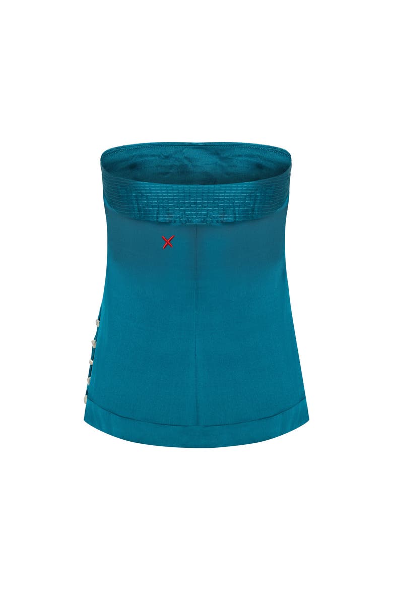 Pure Silk Strap Top, Alternate, color, BLUE
