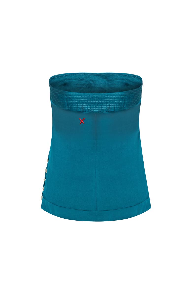 PCFG Pure Silk Strap Top, Alternate, color, Blue