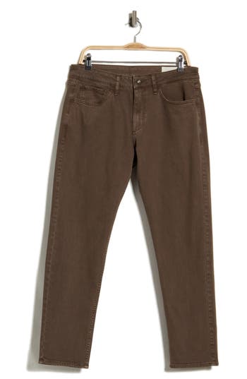 Rag & Bone Fit 3 Authentic Stretch Athletic Fit Jeans In Grey Brown