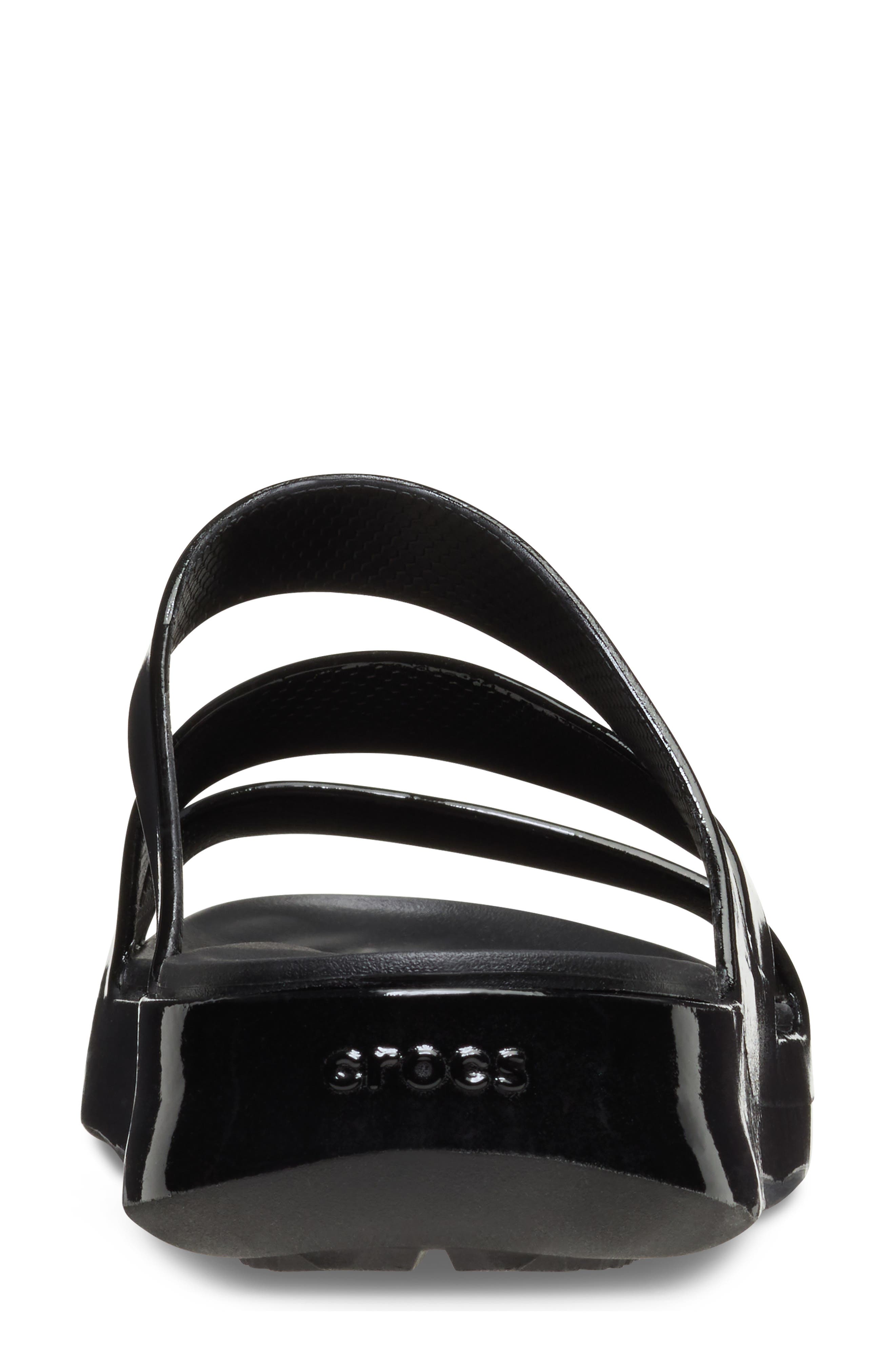 CROCS Getaway Strappy Slide Sandal, Alternate, color, Black